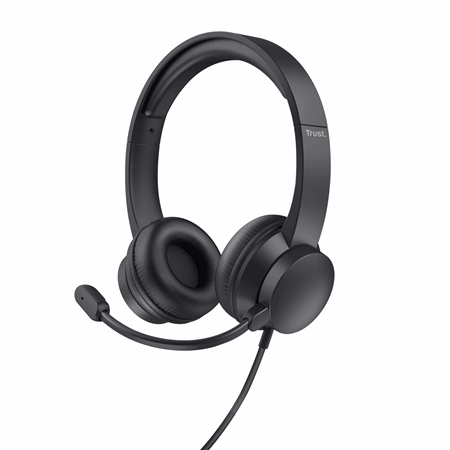 Trust HS-201 USB On Ear Pc Headset