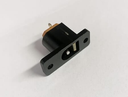 5.5 x 2.1mm DC plug Female for montering