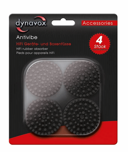 Dynavox dempeføtter, 4-pk