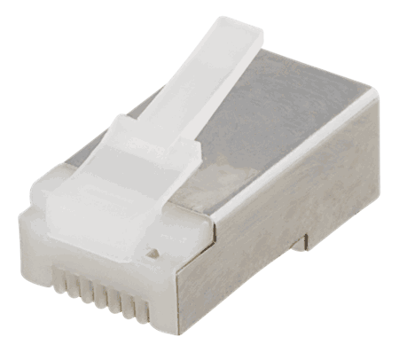 RJ45 plugg for Cat6, FTP (shielded) 20pk.