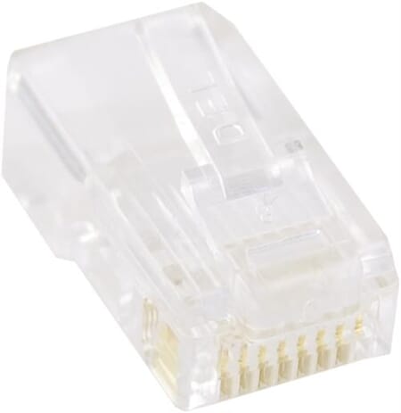 RJ45 kontakt Cat5, 20 pk.