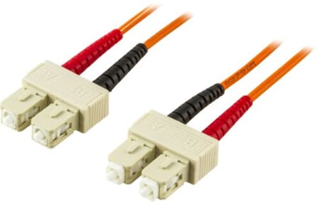 SC - SC, 50/125, OM2, duplex, multimode, 1,5m