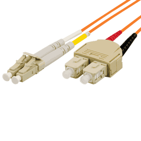 LC - SC, 50/125, OM2, duplex, multimodus, 1m