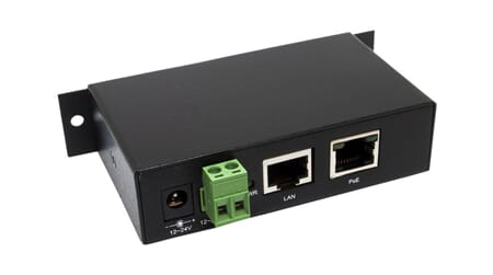 Exsys PoE-injektor, 1Gbps, RJ45-porter 2, PoE-porter