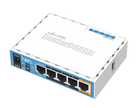 MikroTik hAP ac lite Small 5-Port Router