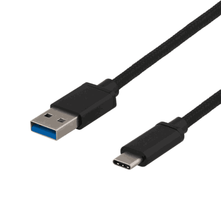 USB 3.1, 25cm kabel, USB-A -> USB-C