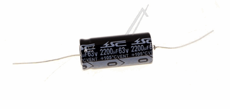 2200UF-63V ELKO AXIAL 85° 22X40MM